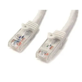 Cable de Red StarTech.com - Cat6 - RJ-45 - 5M - Blanco - N6PATC5MWH