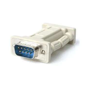 Adaptador StarTech.com NM9MF - Serial DB9 - Macho/Hembra - Blanco - NM9MF