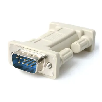 Adaptador StarTech.com Serial DB9 RS232 de Modem Nulo Macho a Macho - NM9MM