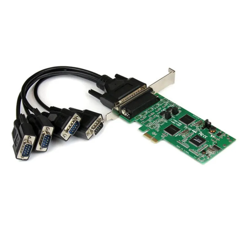 Tarjeta Adaptadora StarTech.com PCI Express - 4 Puertos Serial Combinación 2 x RS232, 2 x RS422/485 - PEX4S232485