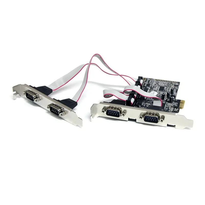 Tarjeta Adaptadora StarTech.com - PCI Express - 4x RS232 - 2x DB-9 - PEX4S553