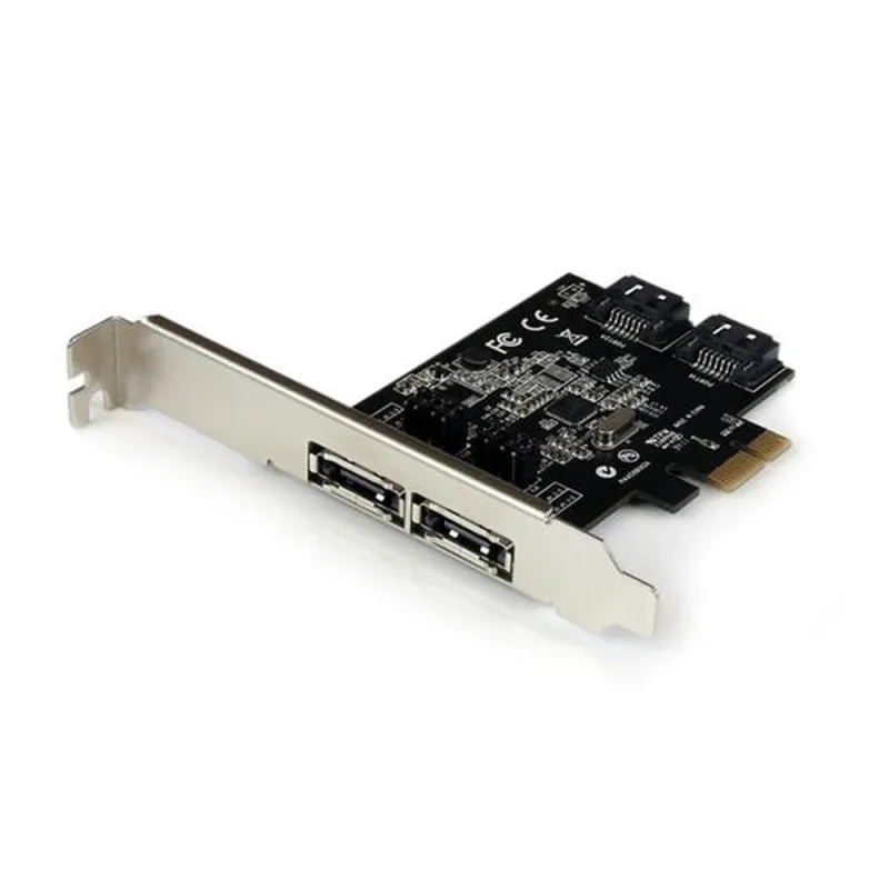 Tarjeta de Expansión StarTech.com - PCI-Express - 2x eSATA - 2x SATA - PEXESAT322I