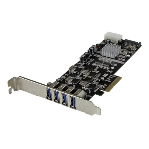 Tarjeta de Expansión StarTech.com - PCI-Express - 4x USB 3.0 - PEXUSB3S44V Tarjeta de Expansión StarTech.com - PCI-Express - 4x USB 3.0 - PEXUSB3S44V