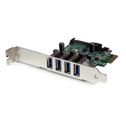 Tarjeta de Expansión StarTech.com - PCI-Express - 4x USB 3.0 - PEXUSB3S4V Tarjeta de Expansión StarTech.com - PCI-Express - 4x USB 3.0 - PEXUSB3S4V