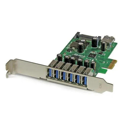 Tarjeta de Expansión StarTech.com - PCI-Express - 7x USB 3.0 - PEXUSB3S7 Tarjeta de Expansión StarTech.com - PCI-Express - 7x USB 3.0 - PEXUSB3S7