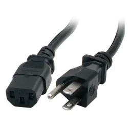 Cable de Poder StarTech.com 7.6m - NEMA5-15P a C13 - para PC - PXT10125 Cable de Poder StarTech.com 7.6m - NEMA5-15P a C13 - para PC - PXT10125