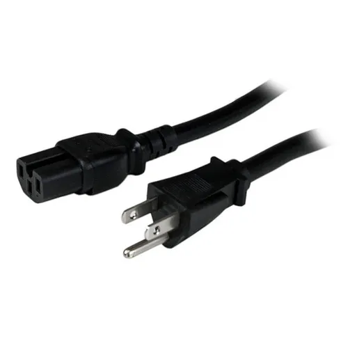 Cable de Alimentación StarTech.com 1.2m - 14AWG de PC - Nema5-15P a C15 Tierra - PXT515C154 Cable de Alimentación StarTech.com 1.2m - 14AWG de PC - Nema5-15P a C15 Tierra - PXT515C154