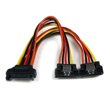 Cable de Alimentación StarTech.com - SATA 15 Pines - 15 cm - PYO2LSATA