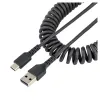 Cable StarTech.com - USB-A a USB-C - Espiral - 50cm - R2ACC-50C-USB-CABLE