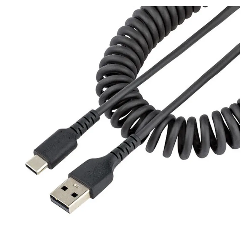 Cable StarTech.com - USB-A a USB-C - Espiral - 50cm - R2ACC-50C-USB-CABLE