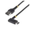 Cable StarTech.com - USB-A a USB-C - 1 m - Acodado - R2ACR-1M-USB-CABLE
