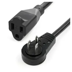 Extensión de Alimentación StarTech.com RTPAC10110 - 360° - NEMA 5-15P a NEMA 5-15R - 16 AWG - 3M - RTPAC10110 Extensión de Alimentación StarTech.com RTPAC10110 - 360° - NEMA 5-15P a NEMA 5-15R - 16 AWG - 3M - RTPAC10110