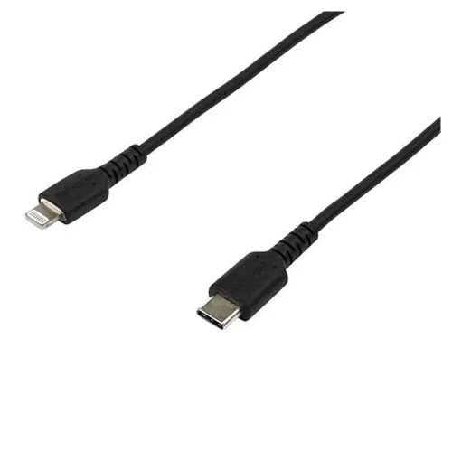 Cable USB StarTech.com RUSBCLTMM2MB - USB-C a Lightning - 2 Mts - Fibra Aramida - Negro - RUSBCLTMM2MB Cable USB StarTech.com RUSBCLTMM2MB - USB-C a Lightning - 2 Mts - Fibra Aramida - Negro - RUSBCLTMM2MB
