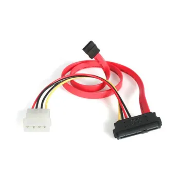 Cable de Alimentación StarTech.com - SAS 29 Pines a Molex 4 Pines - SATA 15 Pines - SAS729PW18