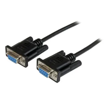 Cable Nulo de Módem StarTech.com - RS232 DB9 - 2m - Hembra a Hembra - SCNM9FF2MBK
