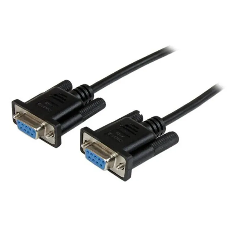 Cable Nulo de Módem StarTech.com - RS232 DB9 - 2m - Hembra a Hembra - SCNM9FF2MBK