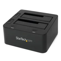 Docking Station StarTech.com - 2.5"/3.5" - USB 3.0 - SATA - HDD/SDD - 2 bahías - SDOCK2U33 Docking Station StarTech.com - 2.5"/3.5" - USB 3.0 - SATA - HDD/SDD - 2 bahías - SDOCK2U33