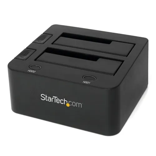 Docking Station StarTech.com - 2.5"/3.5" - USB 3.0 - SATA - HDD/SDD - 2 bahías - SDOCK2U33 Docking Station StarTech.com - 2.5"/3.5" - USB 3.0 - SATA - HDD/SDD - 2 bahías - SDOCK2U33