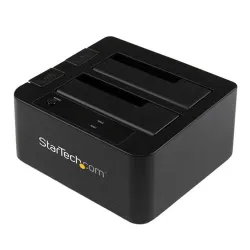 Docking Station StarTech.com - 2.5"/3.5" - USB 3.0 - SATA - eSATA - HDD/SSD - 2 bahías - Negro - SDOCK2U33EB Docking Station StarTech.com - 2.5"/3.5" - USB 3.0 - SATA - eSATA - HDD/SSD - 2 bahías - Negro - SDOCK2U33EB