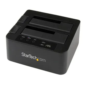 Docking Station Startech.com - 2.5"/3.5" - USB 3.0 - eSATA - SATA - HDD/SSD - 2 bahías - Negro - SDOCK2U33RE
