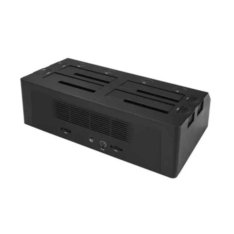 Docking Station StarTech.com - 2.5"/3.5" - USB 3.1 - SATA - 4 Bahías - HDD/SSD - Negro - SDOCK4U313