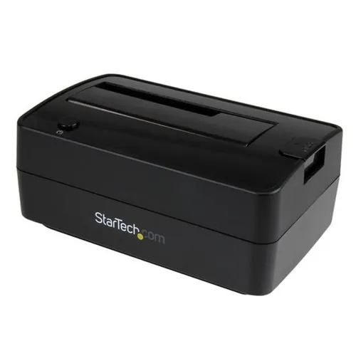 Estación de conexión StarTech.com SDOCKU313E - para Disco Duro SATA - 2.5" / 3.5" - USB 3.1 - Negro - SDOCKU313E