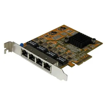 Tarjeta de Red StarTech.com - PCI-Express - 2000 Mbit/s - 4x Ethernet - ST1000SPEX43