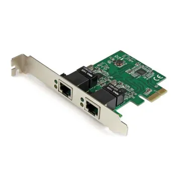 Tarjeta de Red StarTech.com - PCI-Express - 2000 Mbit/s - 2x Ethernet - ST1000SPEXD4