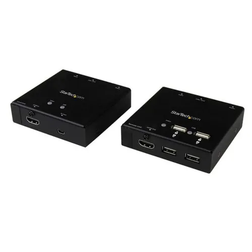 Extensor de Vídeo Startech.com - HDMI - RJ45 - Cat6 - Hub USB 4 Puertos - 50m - 1080p - ST121USBHD Extensor de Vídeo Startech.com - HDMI - RJ45 - Cat6 - Hub USB 4 Puertos - 50m - 1080p - ST121USBHD