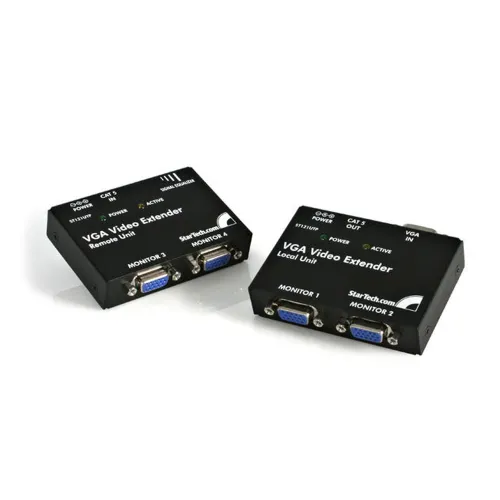 Kit Extensor de Video StarTech.com VGA 2 Puertos Locales - 2X Remotos por Cat5 - ST121UTP Kit Extensor de Video StarTech.com VGA 2 Puertos Locales - 2X Remotos por Cat5 - ST121UTP