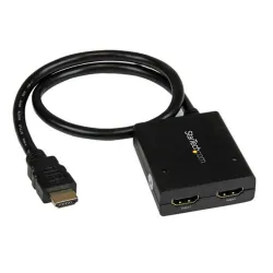 Divisor de Vídeo StarTech.com HDMI de 2 Puertos - Splitter HDMI 4k 30Hz de 2x1 Alimentado por USB - ST122HD4KU Divisor de Vídeo StarTech.com HDMI de 2 Puertos - Splitter HDMI 4k 30Hz de 2x1 Alimentado por USB - ST122HD4KU