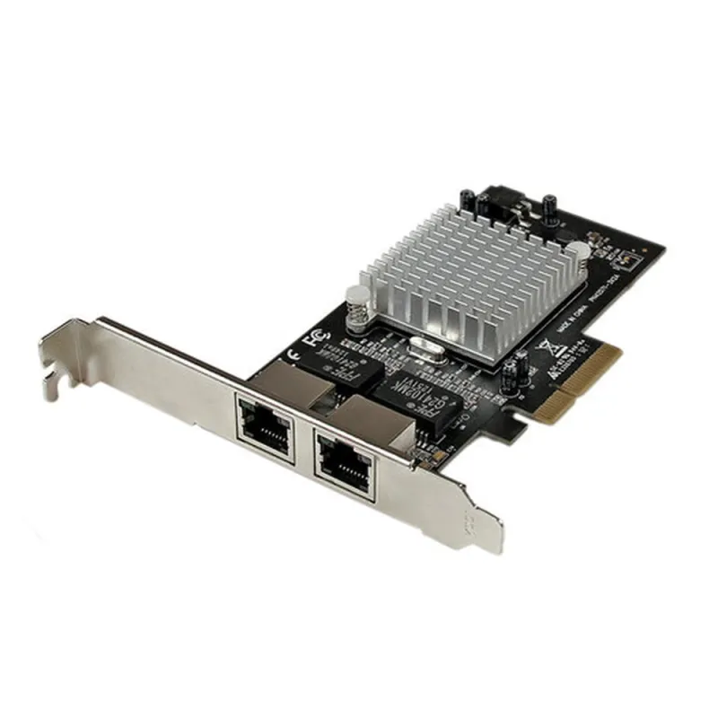 Tarjeta de Red StarTech.com - PCI-Express - 2000 Mbit/s - 2x Ethernet - ST2000SPEXI