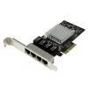 Tarjeta de Red StarTech.com - PCI-e - 2000 Mbit/s - 4x Ethernet - ST4000SPEXI