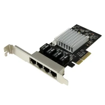 Tarjeta de Red StarTech.com - PCI-e - 2000 Mbit/s - 4x Ethernet - ST4000SPEXI