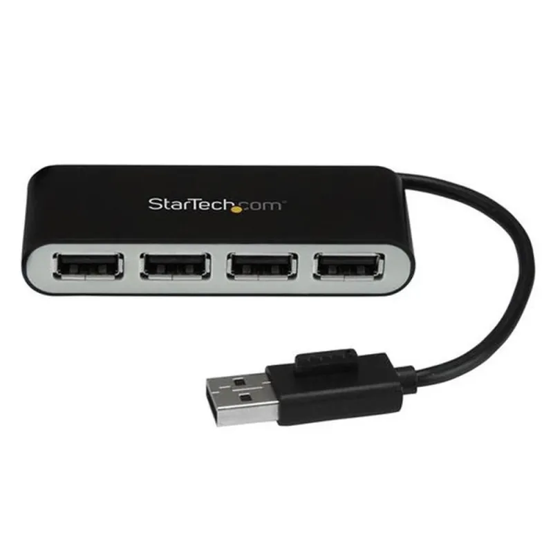 Hub StarTech.com ST4200MINI2 - USB 2.0 - 4 Puertos - Negro - ST4200MINI2