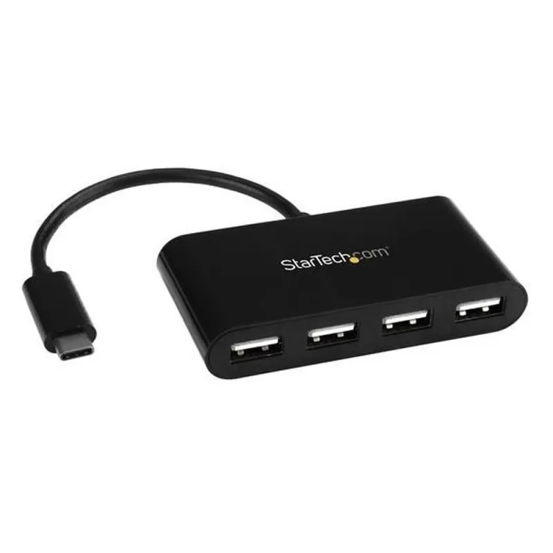 Hub USB StarTech.com ST4200MINIC - 4 Puertos - USB Tipo C a USB Tipo A - Negro - ST4200MINIC