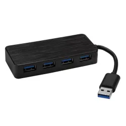 Hub Concentrador StarTech.com ST4300MINI - USB 3.0 - 4 Puertos - Negro - ST4300MINI Hub Concentrador StarTech.com ST4300MINI - USB 3.0 - 4 Puertos - Negro - ST4300MINI