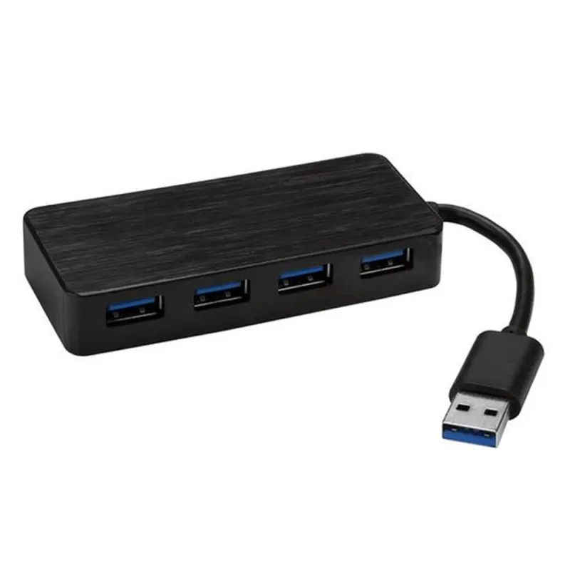 Hub Concentrador StarTech.com ST4300MINI - USB 3.0 - 4 Puertos - Negro - ST4300MINI
