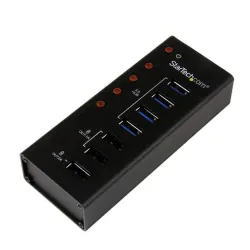 HUB Concentrador StarTech.com - 4 Puertos USB 3.0 - 3 de Carga USB - Carcasa de Metal - ST4300U3C3 HUB Concentrador StarTech.com - 4 Puertos USB 3.0 - 3 de Carga USB - Carcasa de Metal - ST4300U3C3