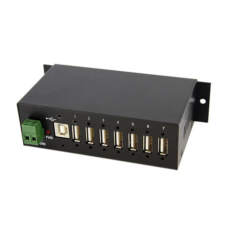 Concentrador HUB Industrial StarTech.com - 7 Puertos USB 2.0 - Montaje en Superficie - ST7200USBM