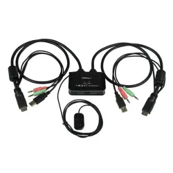 KVM StarTech.com - 2 Puertos HDMI - 2x USB - 2x 3.5mm - 85 cm - SV211HDUA KVM StarTech.com - 2 Puertos HDMI - 2x USB - 2x 3.5mm - 85 cm - SV211HDUA