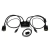 KVM StarTech.com - 2 Puertos VGA - 2x USB - 85cm - SV211USB