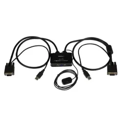 KVM StarTech.com - 2 Puertos VGA - 2x USB - 85cm - SV211USB KVM StarTech.com - 2 Puertos VGA - 2x USB - 85cm - SV211USB