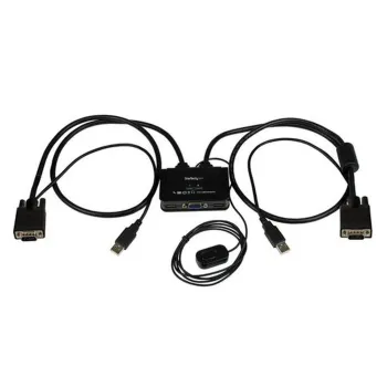 KVM StarTech.com - 2 Puertos VGA - 2x USB - 85cm - SV211USB