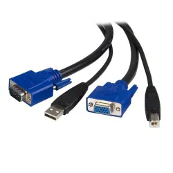 Cable KVM StarTech.com - VGA - USB-A a VGA - USB-B - 3M - SVUSB2N1_10 Cable KVM StarTech.com - VGA - USB-A a VGA - USB-B - 3M - SVUSB2N1_10