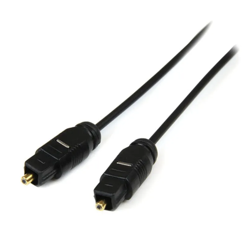 Cable StarTech.com 4.5m TosLink de Audio Digital Óptico SPDIF Delgado - Negro - THINTOS15