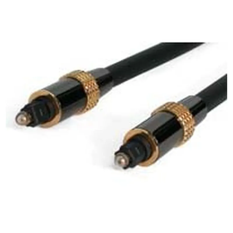 Cable StarTech.com - 6m - TosLink - Audio Digital Óptico - SPDIF Premium - Negro - TOSLINK20