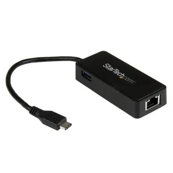 Adaptador de Red StarTech.com - Puerto Gigabit a USB - USB Tipo C - Puerto USB Extra - US1GC301AU