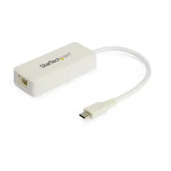 Adaptador de Red StarTech.com - USB-C a RJ-45 - USB Extra - Macho/Hembra - 10/100/1000Mbps - US1GC301AUW Adaptador de Red StarTech.com - USB-C a RJ-45 - USB Extra - Macho/Hembra - 10/100/1000Mbps - US1GC301AUW