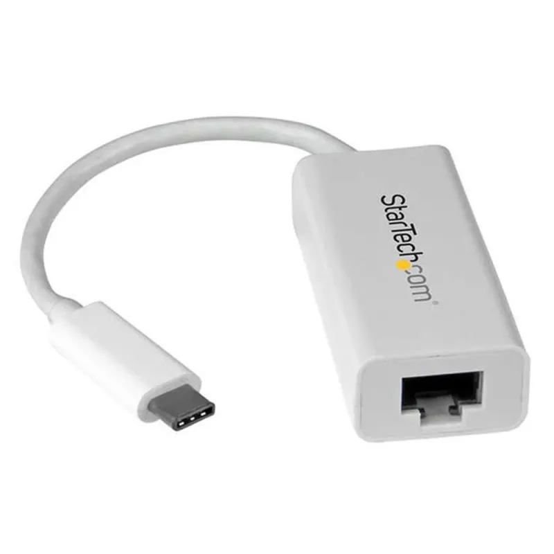 Adaptador de Red StarTech.com - USB Tipo C a Gigabit - 5 Gbps - Blanco - US1GC30W